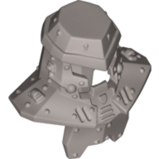 Minifigure, Headgear Head Armor with Rivets
