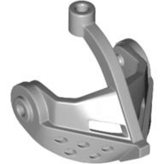 Minifigure, Headgear Accessory Visor Pointed