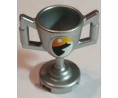 Minifigure, Utensil Trophy Cup with Desert and Full Moon on Sunset Pattern (Sticker) - Set 8896