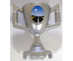 Minifigure, Utensil Trophy Cup with Road and Full Moon Pattern (Sticker) - Set 8898