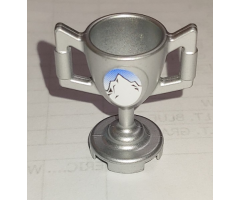 Minifigure, Utensil Trophy Cup with Mountain Peak Pattern (Sticker) - Set 8863