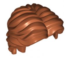 Minifigure, Hair Short Wavy with Center Part