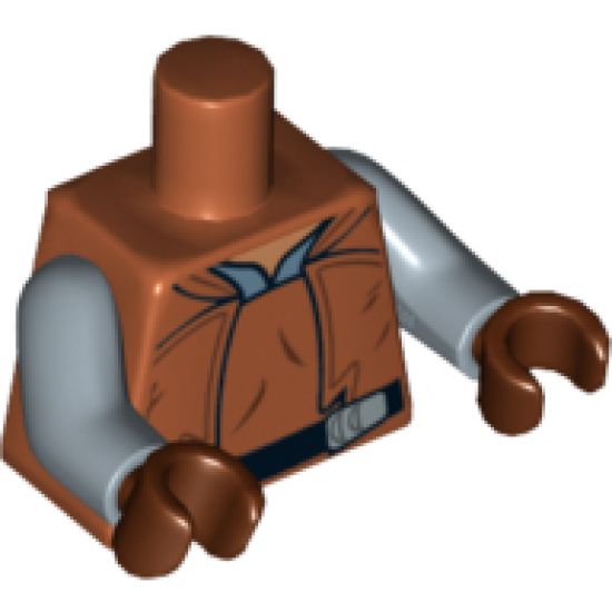Torso SW Captain Panaka Pattern / Sand Blue Arms / Reddish Brown Hands