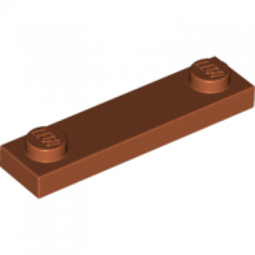 Plate, Modified 1 x 4 with 2 Studs without Groove