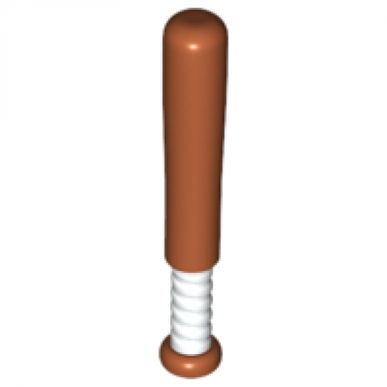 Minifigure, Utensil Baseball Bat 4L with White Grip Handle Pattern