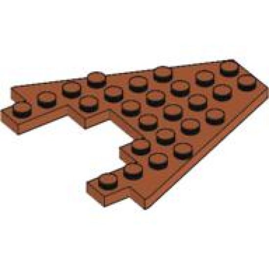 Wedge, Plate 8 x 8 with 3 x 4 Cutout