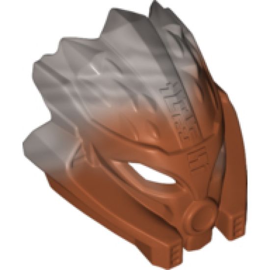 Bionicle, Kanohi Mask of Stone (Unity) with Marbled Flat Silver Pattern