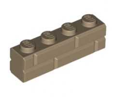 Brick, Modified 1 x 4 with Masonry Profile (Brick Profile)