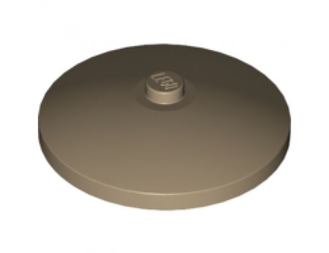 Dish 4 x 4 Inverted (Radar) with Solid Stud