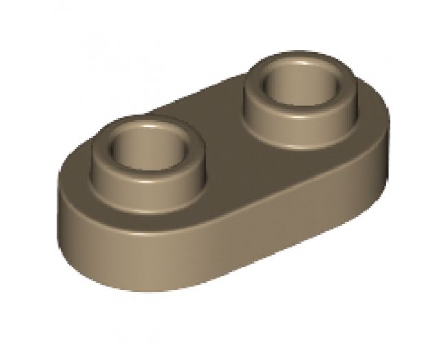 Plate, Round 1 x 2 with Two Open Studs