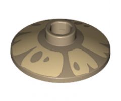 Dish 2 x 2 Inverted (Radar) with Mushroom Tan Pattern