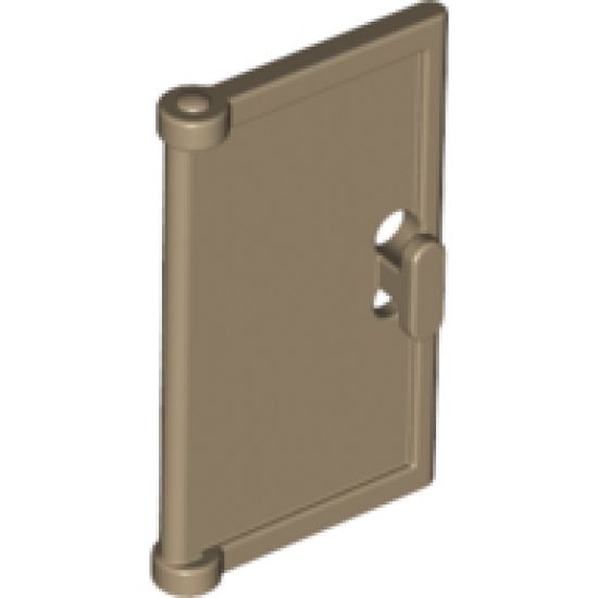 Door 1 x 2 x 3 with Vertical Handle, Mold for Tabless Frames