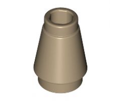 Cone 1 x 1 with Top Groove