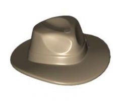 Minifigure, Headgear Hat, Wide Brim Outback Style (Fedora)