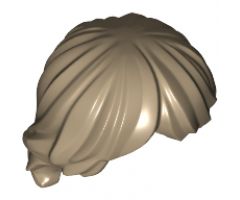 Minifigure, Hair Tousled and Layered