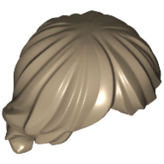 Minifigure, Hair Tousled and Layered