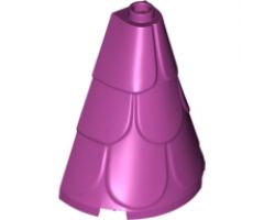Roof Tower 2 x 4 x 4 Half Cone Shaped with Roof Tiles
