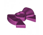 Friends Accessories Hair Decoration, Bow with Heart, Long Ribbon and Pin