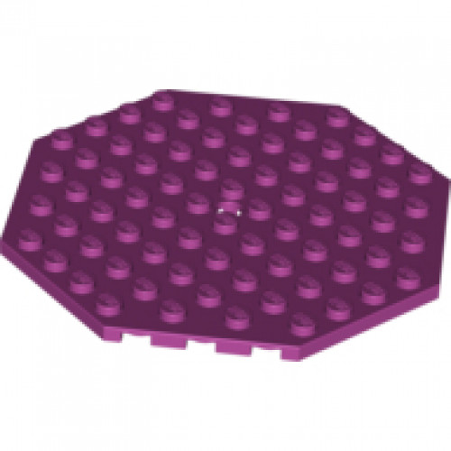 Plate, Modified 10 x 10 Octagonal with Hole