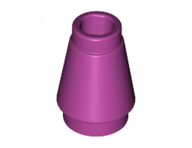 Cone 1 x 1 with Top Groove