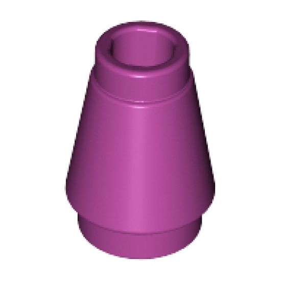 Cone 1 x 1 with Top Groove