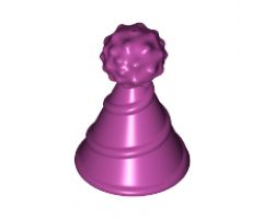 Minifigure, Headgear Accessory Hat with Pin Attachment, Party Hat