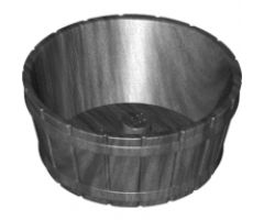 Container Barrel Half Large with Axle Hole