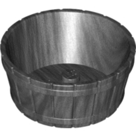 Container Barrel Half Large with Axle Hole