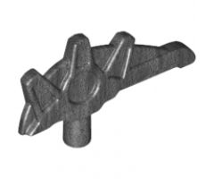 Minifigure, Weapon Blade with Bar and 3 Spikes