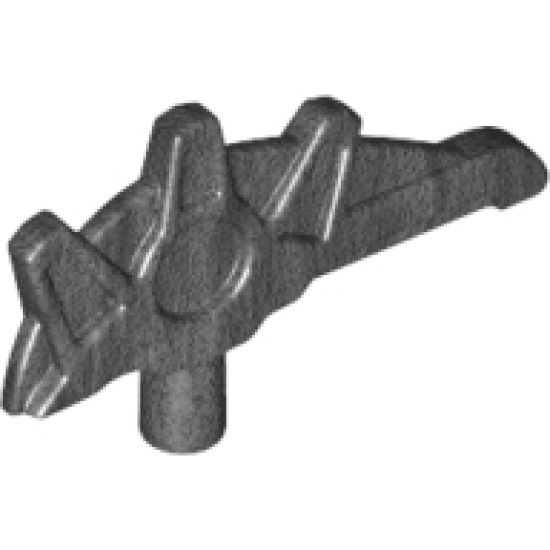 Minifigure, Weapon Blade with Bar and 3 Spikes