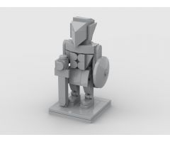 Medieval Soldier Statue