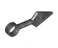 Minifigure, Weapon Spear Short with Pin Hole (Kunai)