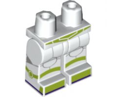 Hips and Legs with Lime Boots and Belt and Lime and Gray Details Pattern (Buzz Lightyear)