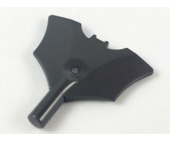 Minifigure, Weapon Batarang with Bar Handle on Bottom