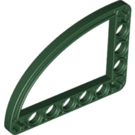 Technic, Liftarm Modified L-Shape Quarter Ellipse Thin 5 x 7