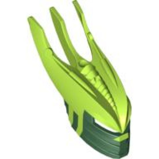 Bionicle, Kanohi Mask Gresh with Marbled Lime Pattern