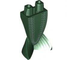 Tail, Merman / Mermaid with Silver Scales Pattern