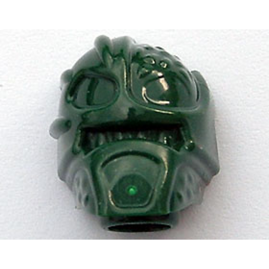 Minifigure, Head, Modified Bionicle Inika Toa Kongu Plain