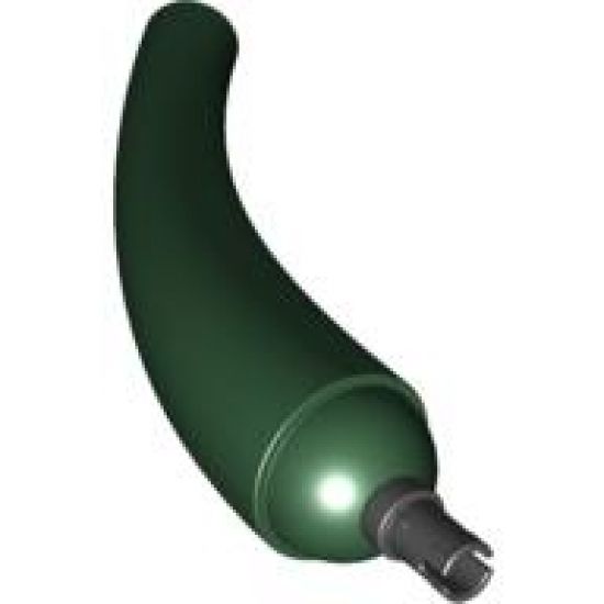 Animal, Body Part Dinosaur Tail / Neck Base Section with Black Technic Pin
