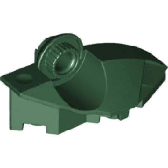Large Figure Part Foot with Rotation Ball Joint Half (Vertical Side)
