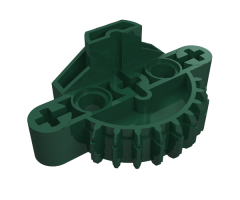 Bionicle Matoran Torso, Gear 9 Tooth with 3 Axle Holes and 2 Pin Holes
