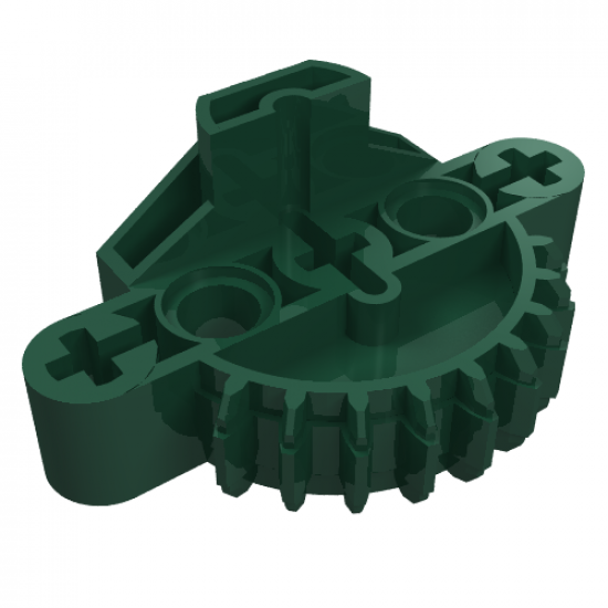 Bionicle Matoran Torso, Gear 9 Tooth with 3 Axle Holes and 2 Pin Holes