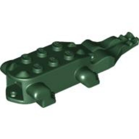 Animal, Body Part Alligator / Crocodile Middle with 4 Lower Teeth
