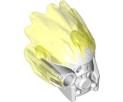 Bionicle, Kanohi Mask of Ice (Unity) with Marbled Trans-Neon Green Pattern