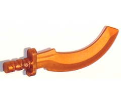 Minifigure, Weapon Sword, Khopesh (Sickle Sword)