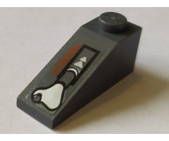 Slope 33 3 x 1 with Throttle Lever and Arrows Pattern (Sticker) - Set 70355