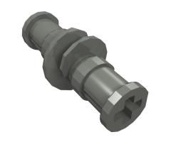 Technic, Gear Worm Screw with 2 Bushes