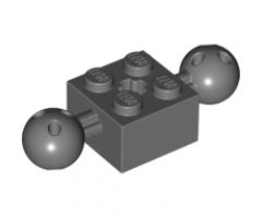 Technic, Brick Modified 2 x 2 with 2 Ball Joint and Axle Hole