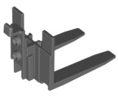 Vehicle Forklift Wide Forks Reinforced with Rubber Belt Holder