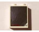 Brick 1 x 2 x 2 with Inside Stud Holder with Mirror Pattern (Sticker) - Set 41058